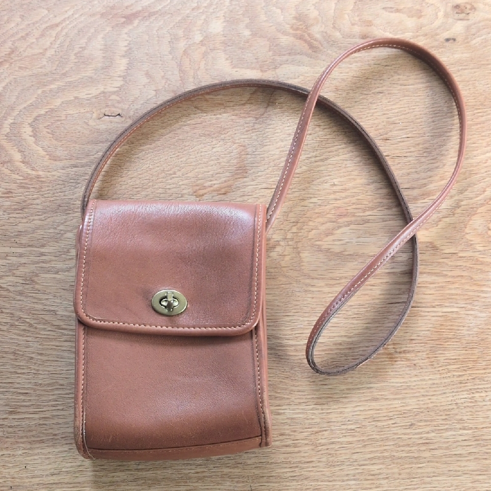 ✨ Coach Vintage Scooter Bag In Saddle Brown